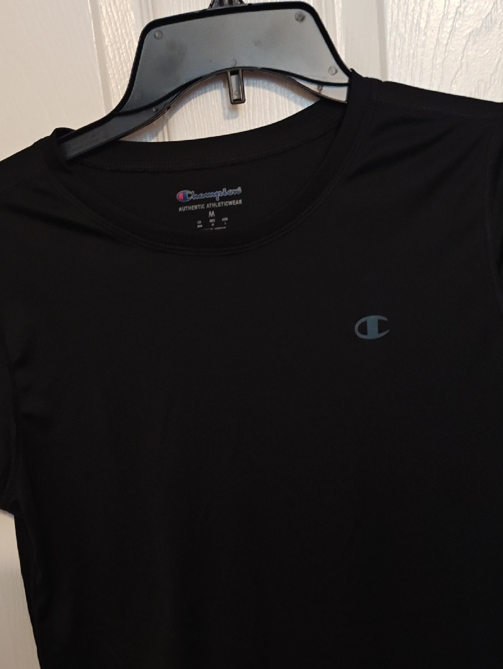 Champion Women's Black Short Sleeve Athletic Tee